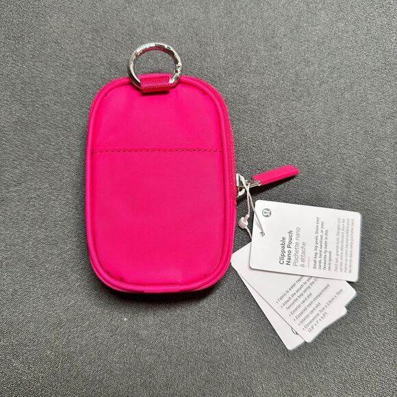 Lululemon Nano Pouch – Passionate Pink 💖 NWT | Tiny Bag, Big Slay - Picture 4 of 4
